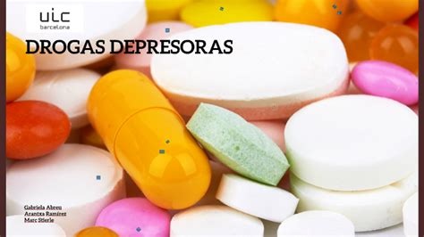 ejemplos de drogas depresoras